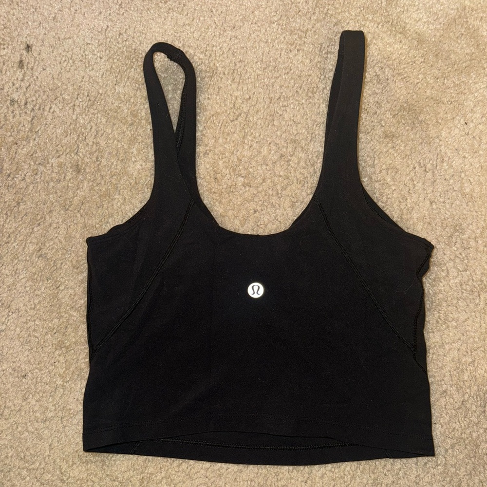 Black lululemon bra top